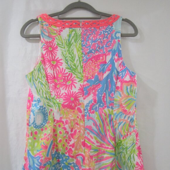 Lilly Pulitzer 4 Ryder Shift Dress Lovers Coral - Picture 7 of 8